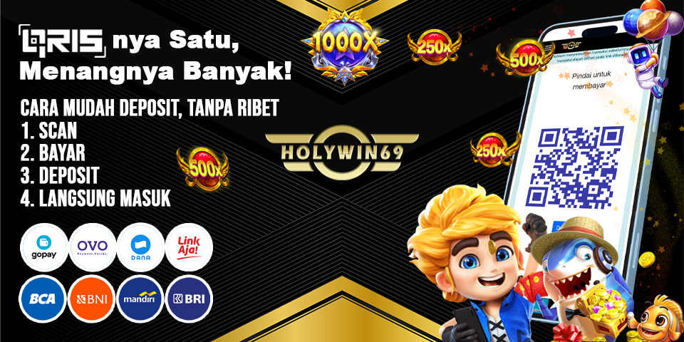 HOLYWIN69 SUDAH MENYEDIAKAN DEPOSIT VIA QRIS DAN VIRTUAL ACCOUNT.